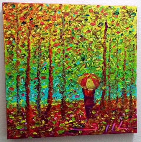 Finger Painting with Iris - GallaherGallery.com