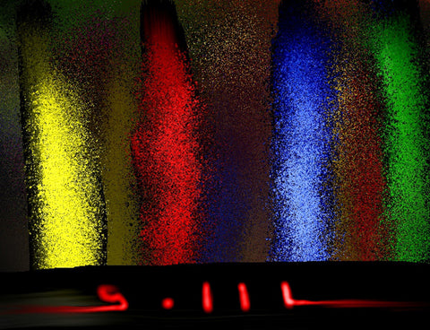 Color Pillars - Greeting Card - GallaherGallery.com
