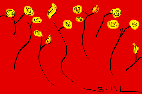 Japanese Yellow Rose - GallaherGallery.com