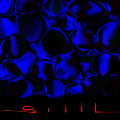 Blacklite Jewels - Greeting Card - GallaherGallery.com