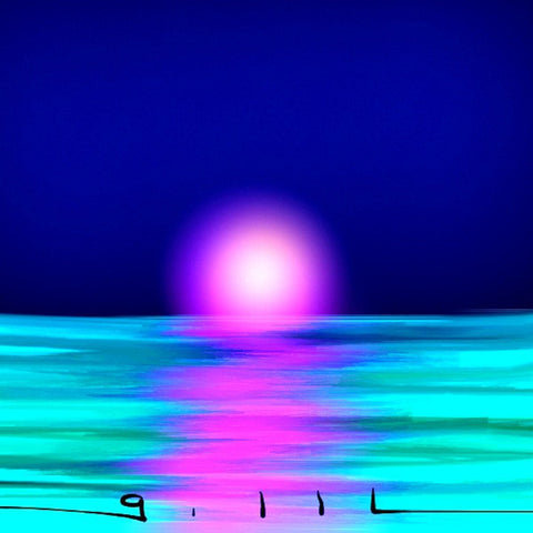 Blue Sun - Greeting Card - GallaherGallery.com