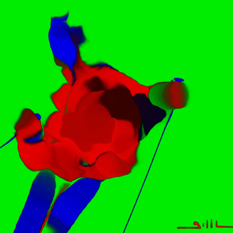 Chromo Ski - Greeting Card - GallaherGallery.com