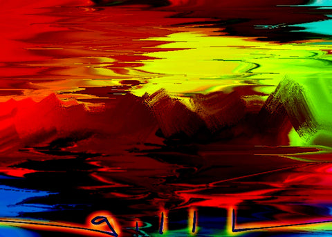 Fantasy Lake - Greeting Card - GallaherGallery.com
