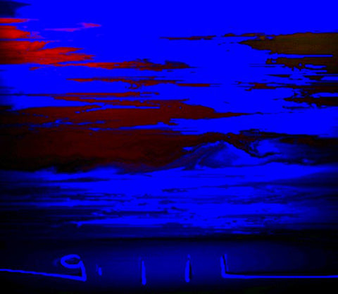 Sonic Blue Sunrise - Greeting Card - GallaherGallery.com