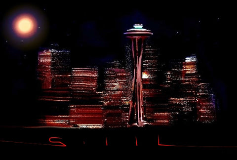 Space Needle Night - GallaherGallery.com