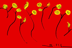 Japanese Yellow Rose - Greeting Card - GallaherGallery.com