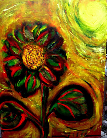 March Sunflower - Greeting Card - GallaherGallery.com