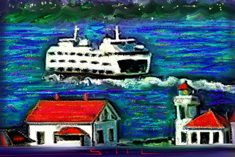 Mukilteo Ferry - Greeting Card - GallaherGallery.com