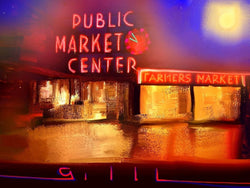 Pike Place Market - Greeting Card - GallaherGallery.com