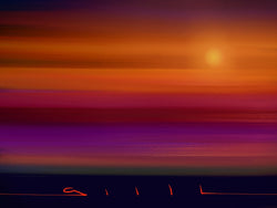 The Perfect Sunset - Greeting Card - GallaherGallery.com
