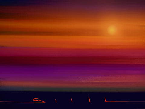 The Perfect Sunset - Greeting Card - GallaherGallery.com