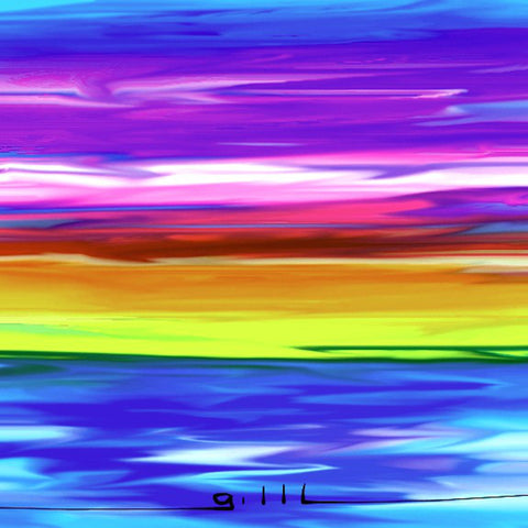 Rainbow Water - Greeting Card - GallaherGallery.com